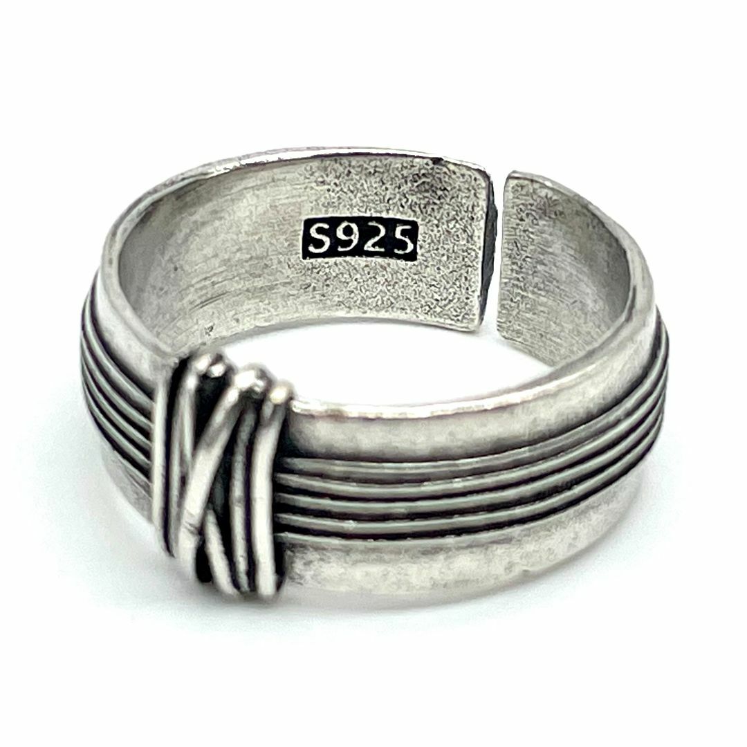 リング メンズ 指輪 17号 シルバー925 オープンリング 【PN3333】 メンズのアクセサリー(リング(指輪))の商品写真