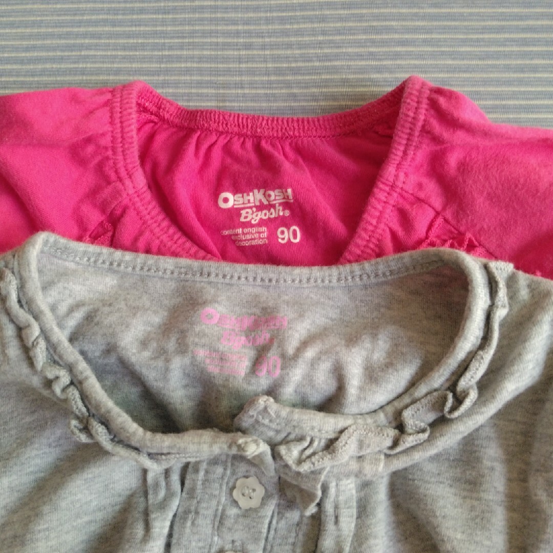 OshKosh(オシュコシュ)のオシュコシュ　長袖Tシャツ2枚セット キッズ/ベビー/マタニティのキッズ服女の子用(90cm~)(Tシャツ/カットソー)の商品写真