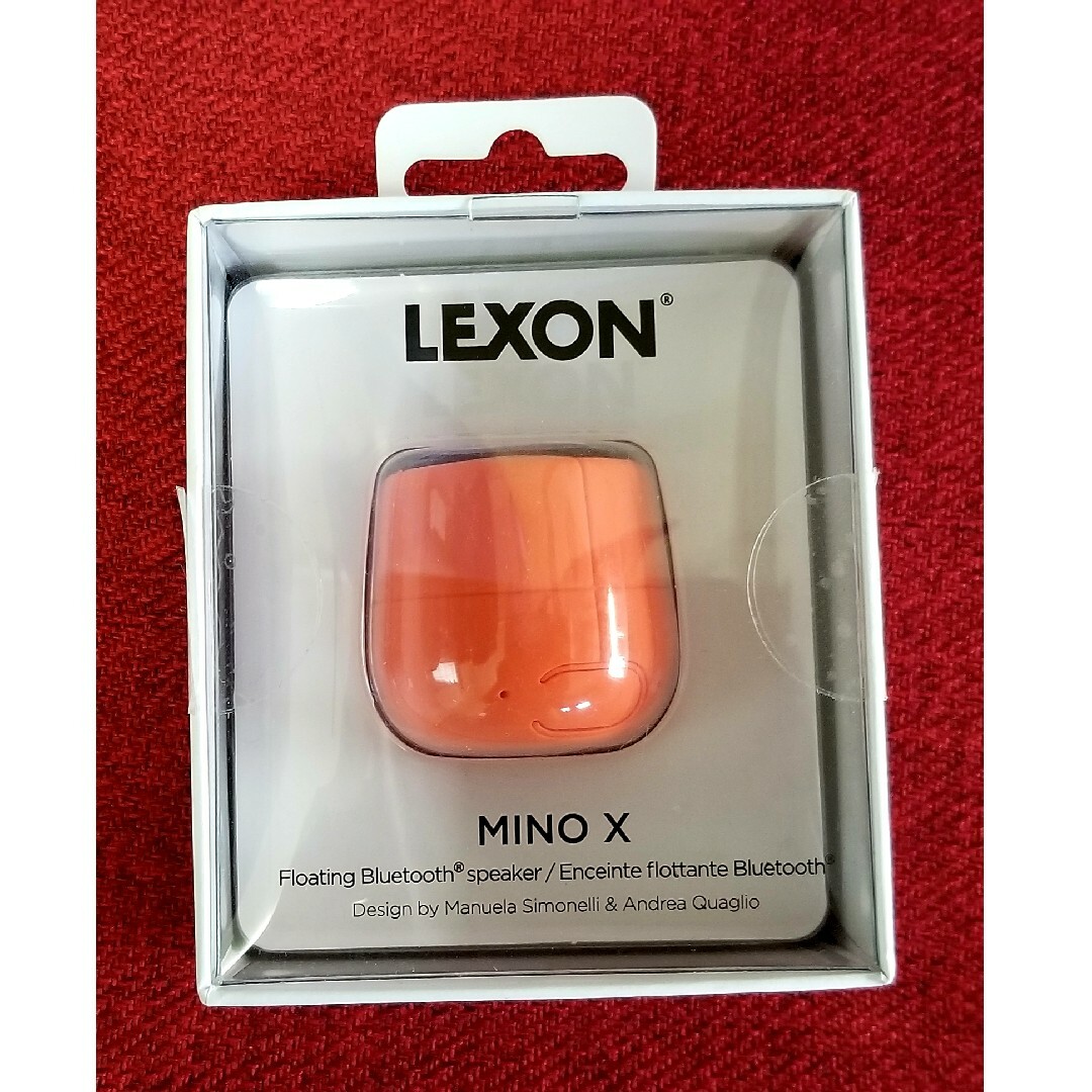 LEXON(レクソン)のLEXON ポータブルBluetoothスピーカー MINO X LA120 スマホ/家電/カメラのオーディオ機器(スピーカー)の商品写真