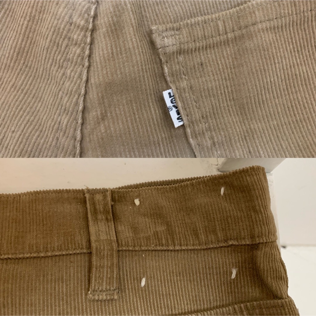 Levis VINTAGE 1980年製造品 646 フレアコーデュロイパンツ