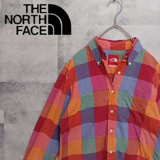 ザノースフェイス(THE NORTH FACE)のTHE NORTH FACE ノースフェイス レディース シャツ ネルシャツ M(シャツ/ブラウス(長袖/七分))