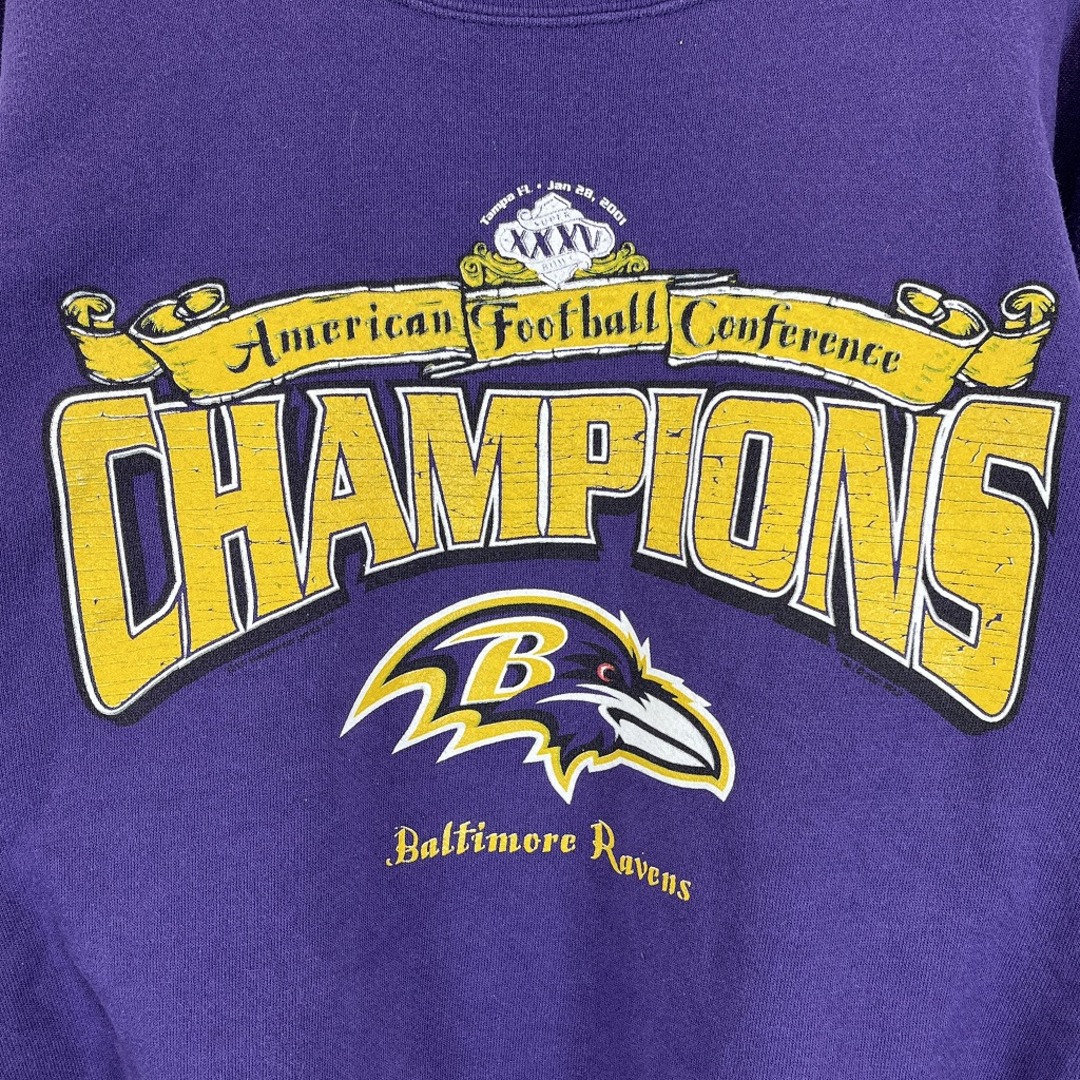 ナイキ NIKE BALTIMORE RAVENS ボルチモア レイブンズ プリントスウェットシャツ トレーナー メンズXXL /eaa372712