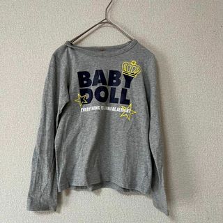 ベビードール(BABYDOLL)のベビードール　120　ロンＴ　グレー(Tシャツ/カットソー)