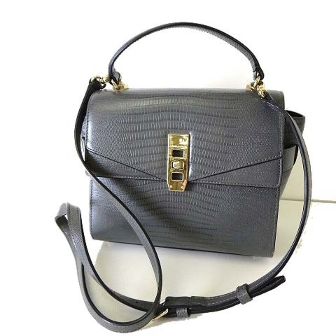 2WAY/チャーム】HENRI BENDEL ハンドバッグ ショルダー 金具