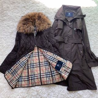 バーバリー(BURBERRY) トレンチコート(レディース)（ファー）の通販 79