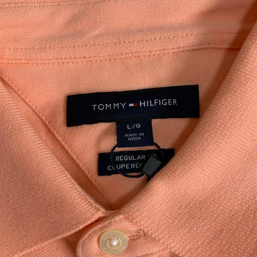 TOMMY HILFIGER(トミーヒルフィガー)の【大幅セール中】トミーヒルフィガー　ポロシャツ　ピンク　バイカラー　L size その他のその他(その他)の商品写真