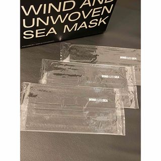 ウィンダンシー(WIND AND SEA)のWIND AND SEA  ウィンダンシー　不織布マスク　ブラック　黒(その他)