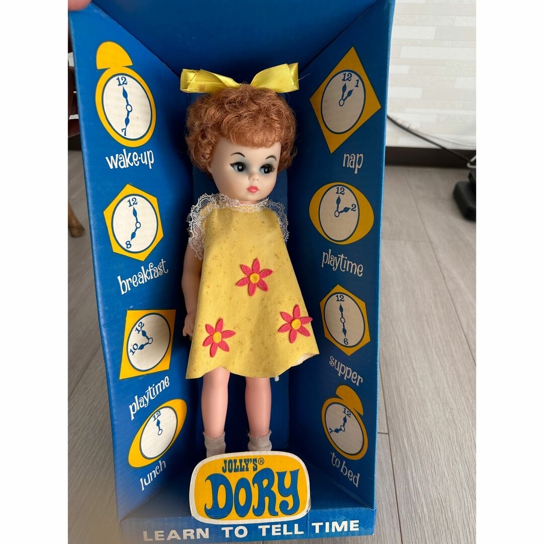 アメリカ購入ヴィンテージ 人形アンティークあちゃちゅむシャーリーテンプル　レース