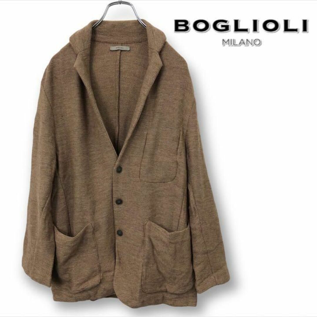 正規取扱店 BOGLIOLI ボリオリ テーラードジャケット ニット XS