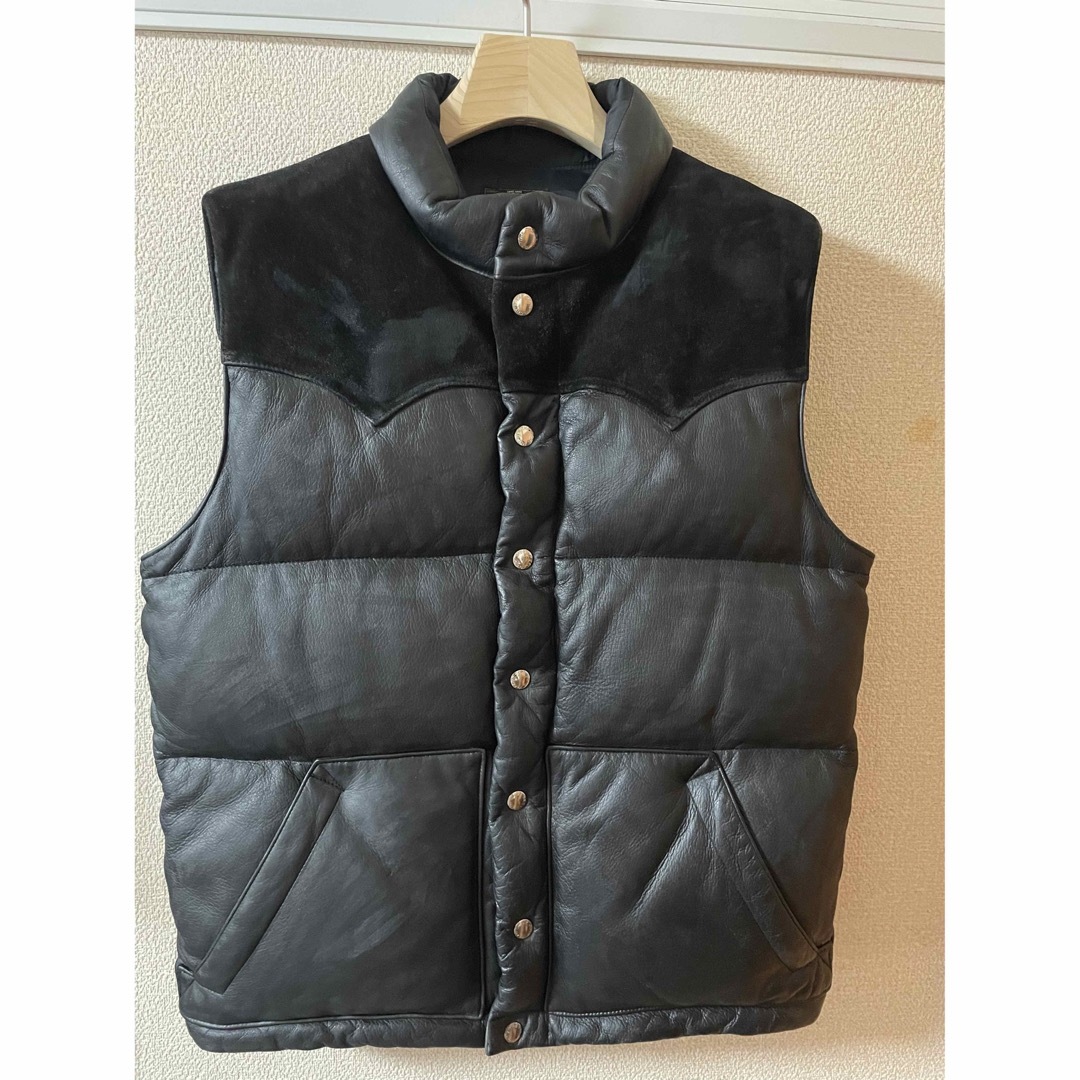 THE REAL McCOY'S - JOE McCOY LEATHER DOWN VESTダウンベストの通販