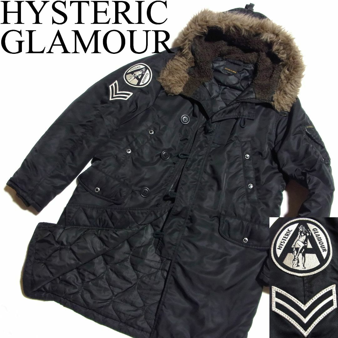 HYSTERIC GLAMOURヒステリックグラマー 総柄プリマロフトコート