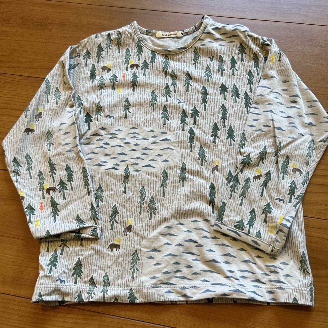 春夏新作モデル ミナペルホネン キッズ one day 130 カットソー 春夏新作モデル ミナペルホネン キッズ one day 130 カットソー