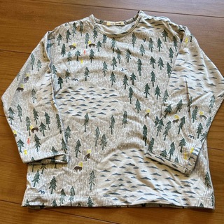 ミナペルホネン(mina perhonen)の美品　ミナペルホネン　キッズone dayロングTシャツ　サイズ110(Tシャツ/カットソー)