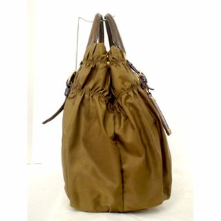 PRADA - 美品◇PRADA プラダ ギャザーデザイン 大容量 ショッパー