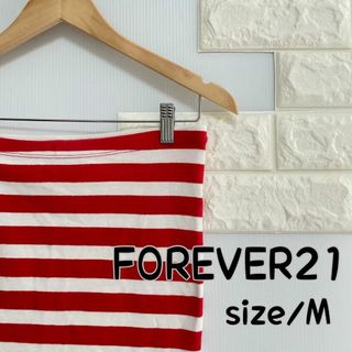 FOREVER 21 - 【ハロウィン】FOREVER21チューブトップ size/M 白×赤