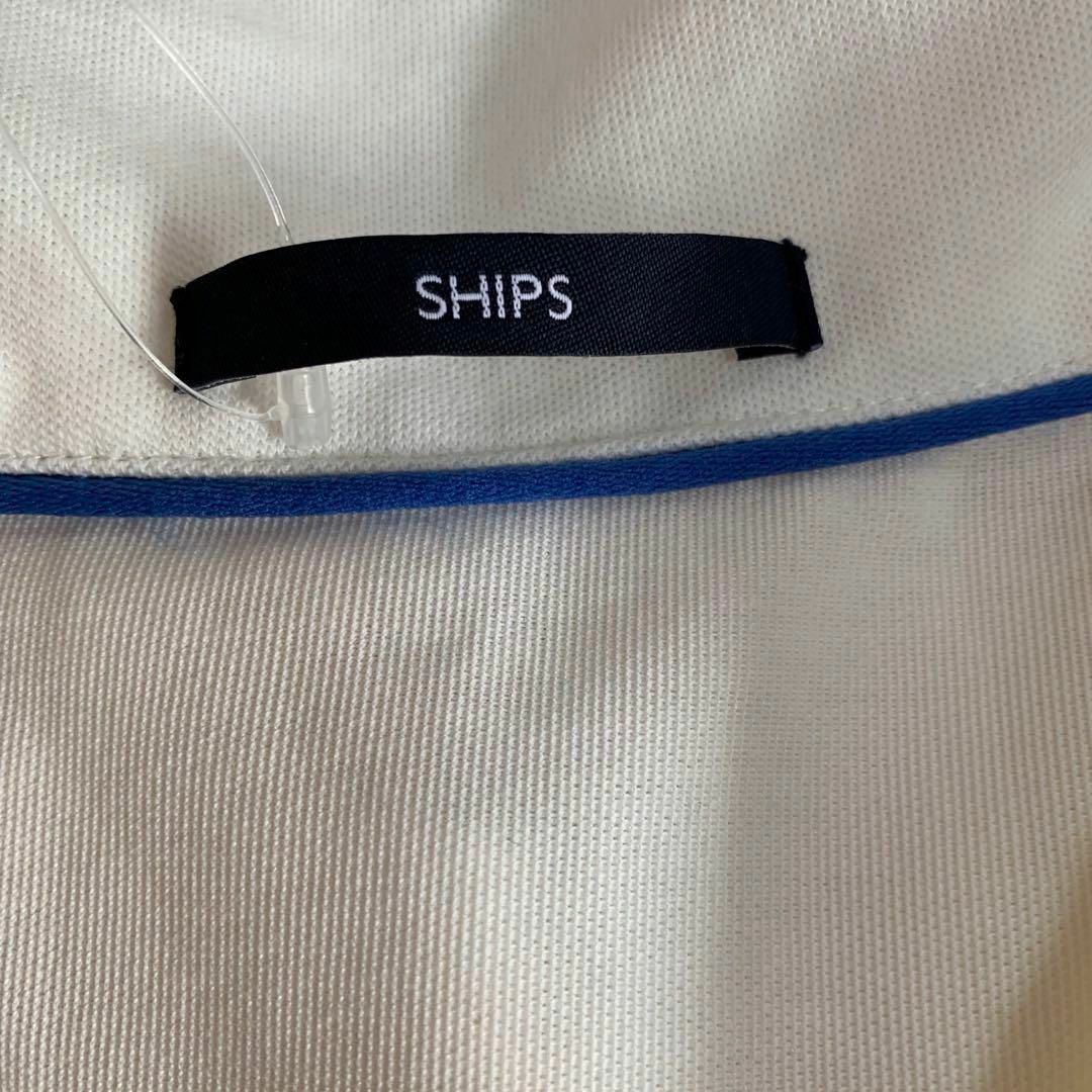 SHIPS(シップス)の【大幅セール中】シップス　襟付きTシャツ　ホワイト　Mサイズ その他のその他(その他)の商品写真