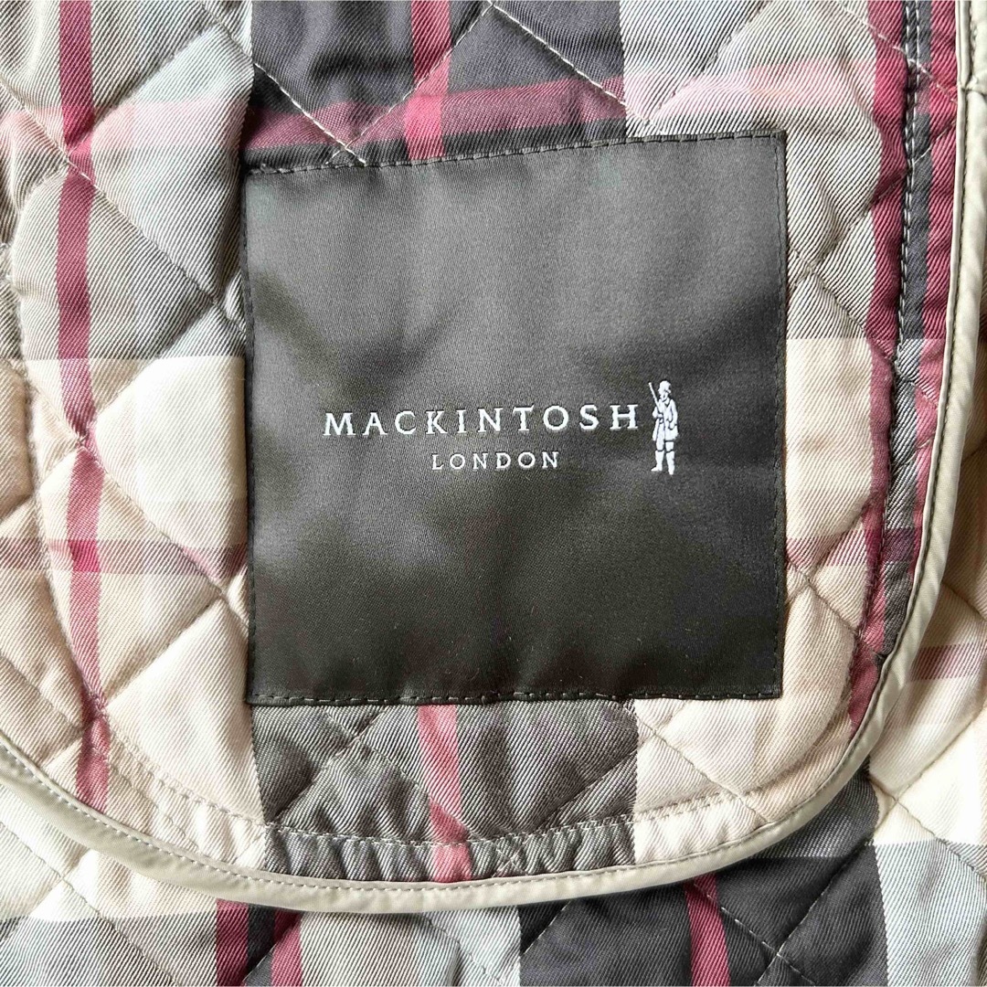 MACKINTOSH(マッキントッシュ)の【大きいサイズ44】MACKIKTOSH  キルティングロングコート　ベージュ レディースのジャケット/アウター(ダウンジャケット)の商品写真