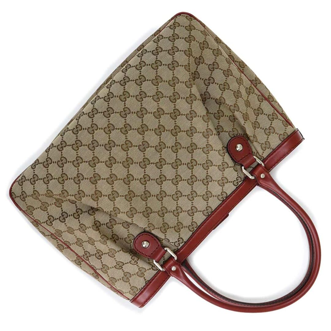 Gucci - グッチ スーキー トートバッグ GGキャンバス レザー ブラウン