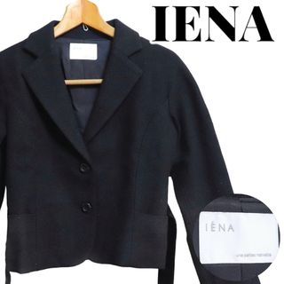 イエナ(IENA)のIENA イエナ レディース テーラードジャケット Sサイズ ブラック(テーラードジャケット)