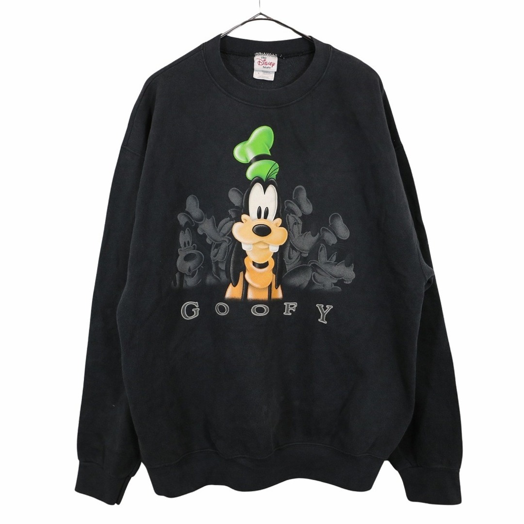 USA製 Disney ディズニー キャラクタープリント スウェット GOOFY グーフィー ブラック (メンズ L) 中古 古着 O3809 |  フリマアプリ ラクマ