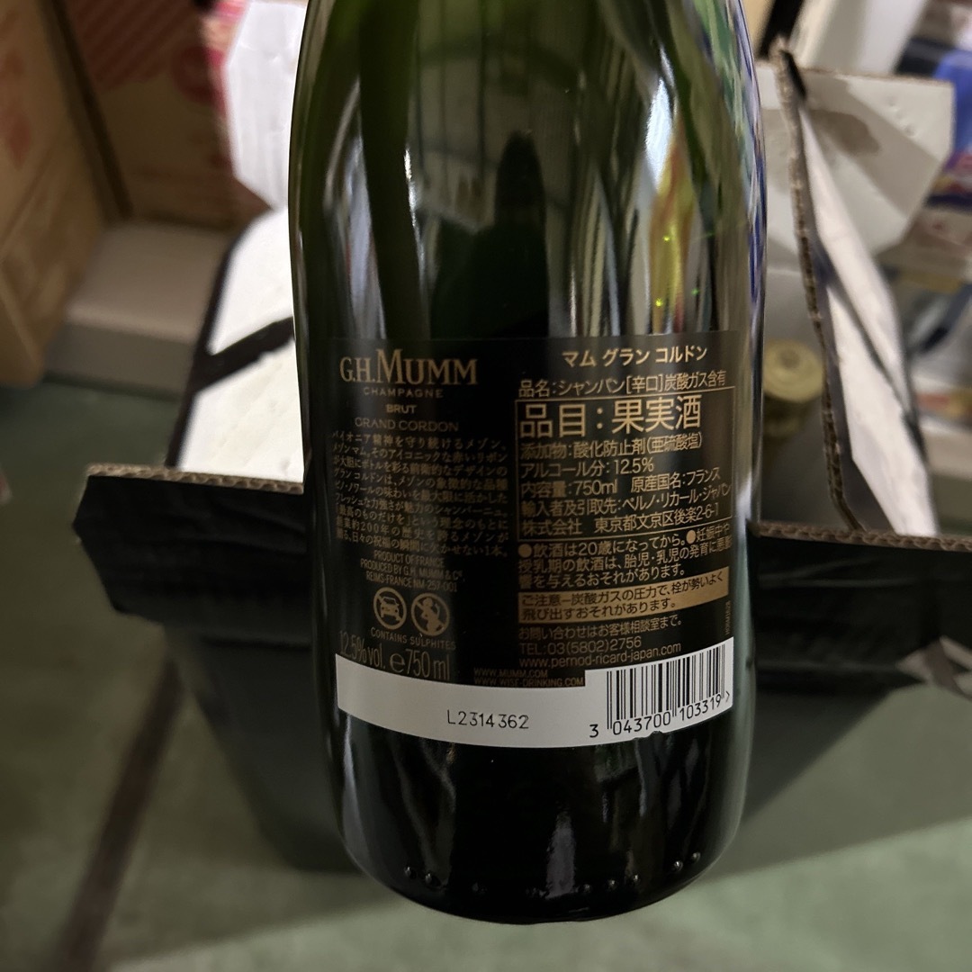 マムグランコルドン 750ml 6本セットの通販 by s shop|ラクマ
