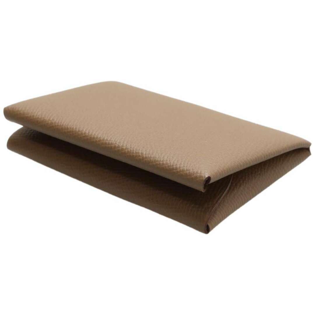 エルメス コインケース カルヴィ デュオ エトゥープ/シルバー金具
