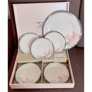 ノリタケ(Noritake)の【未使用品】ノリタケ NEW DECADE  大皿1枚&小皿5枚セット(食器)