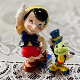 ディズニー　ピノキオ　コオロギ　ぬいぐるみ　2体セット　レトロ