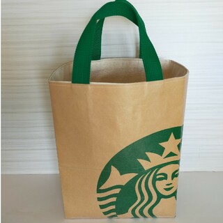 スターバックスコーヒー(Starbucks Coffee)の紙袋　バッグ　ハンドメイド(バッグ)
