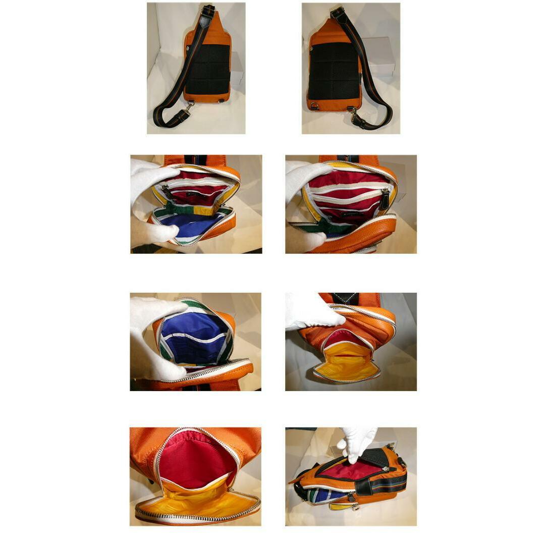 CASTELBAJAC(カステルバジャック)のカステルバジャック コネクト ショルダーバッグ 083911 オレンジ メンズのバッグ(ショルダーバッグ)の商品写真