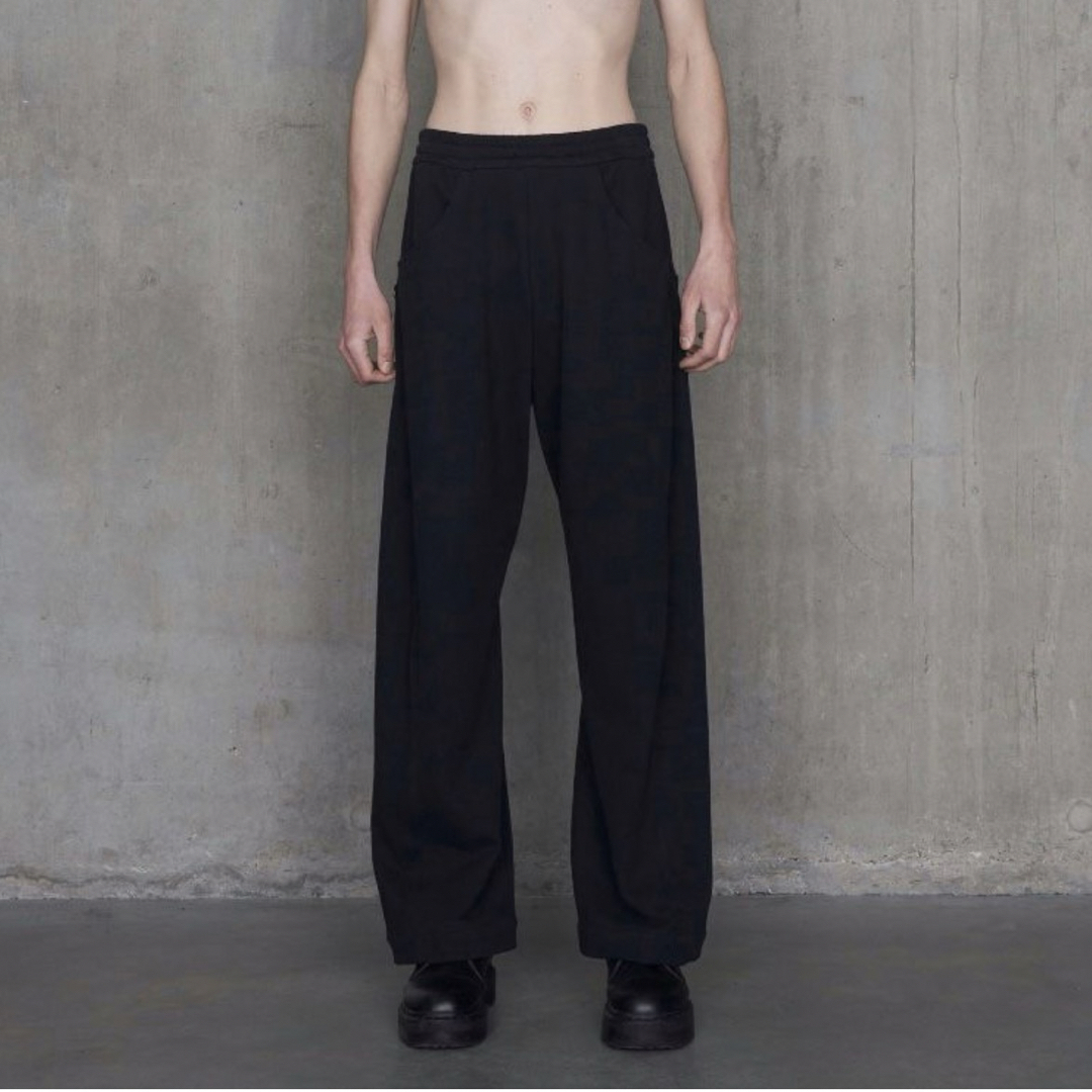 モーガン蔵人46 ブラック　omar afridi TWISTED LOUNGE PANTS