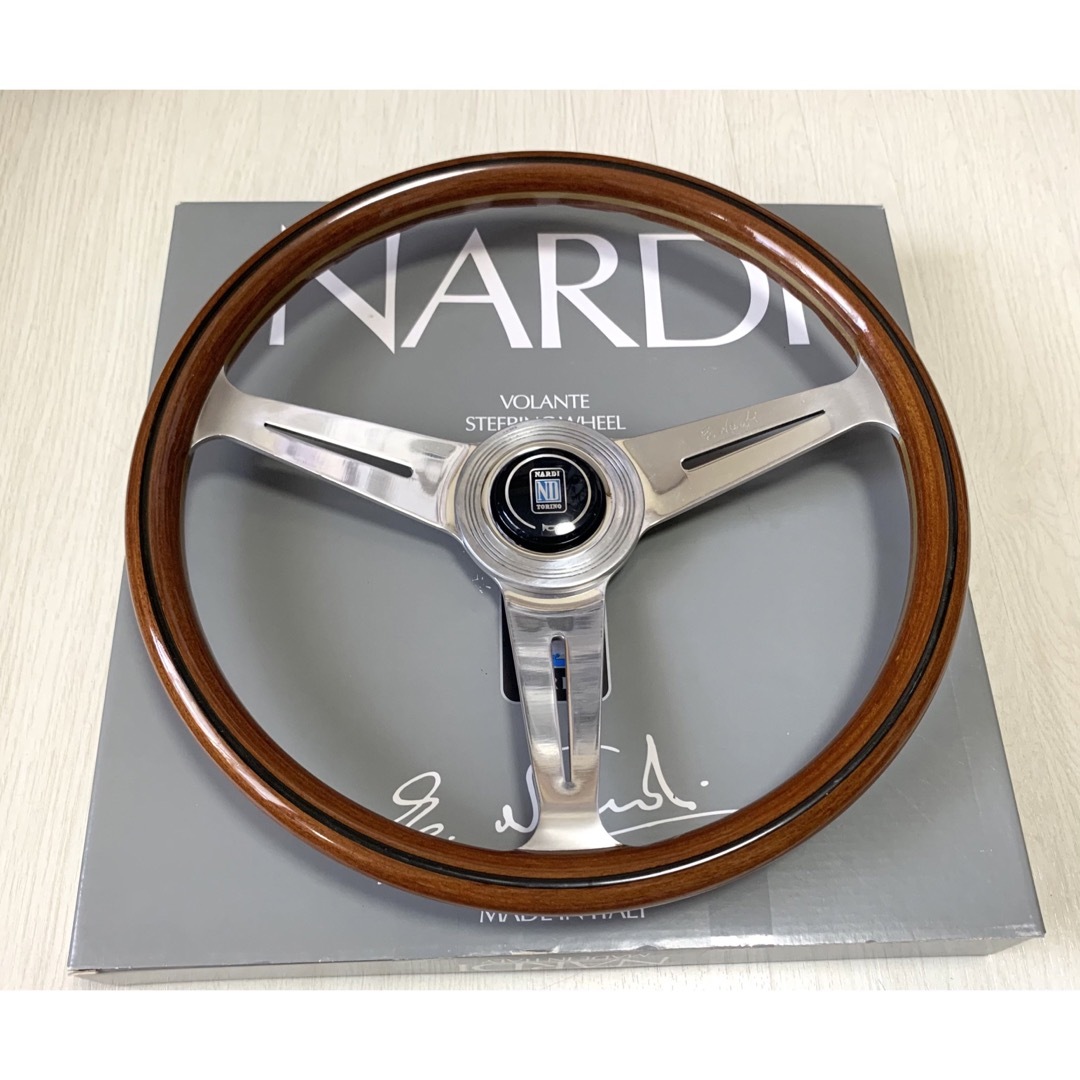 良好◎【NARDI Classic】36.5Φ ウッドステアリング　ナルディ | フリマアプリ ラクマ