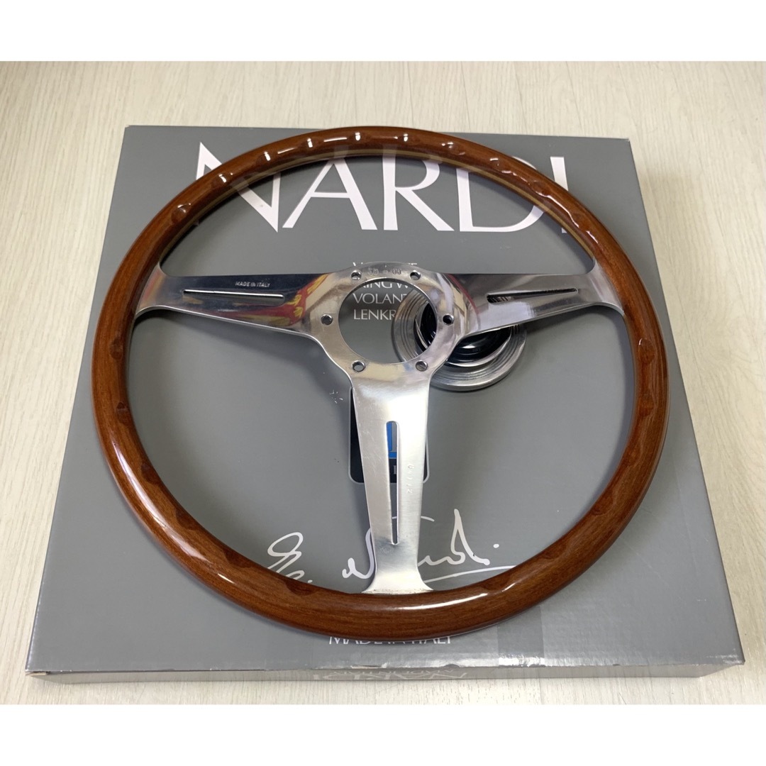 良好◎【NARDI Classic】36.5Φ ウッドステアリング　ナルディ 1