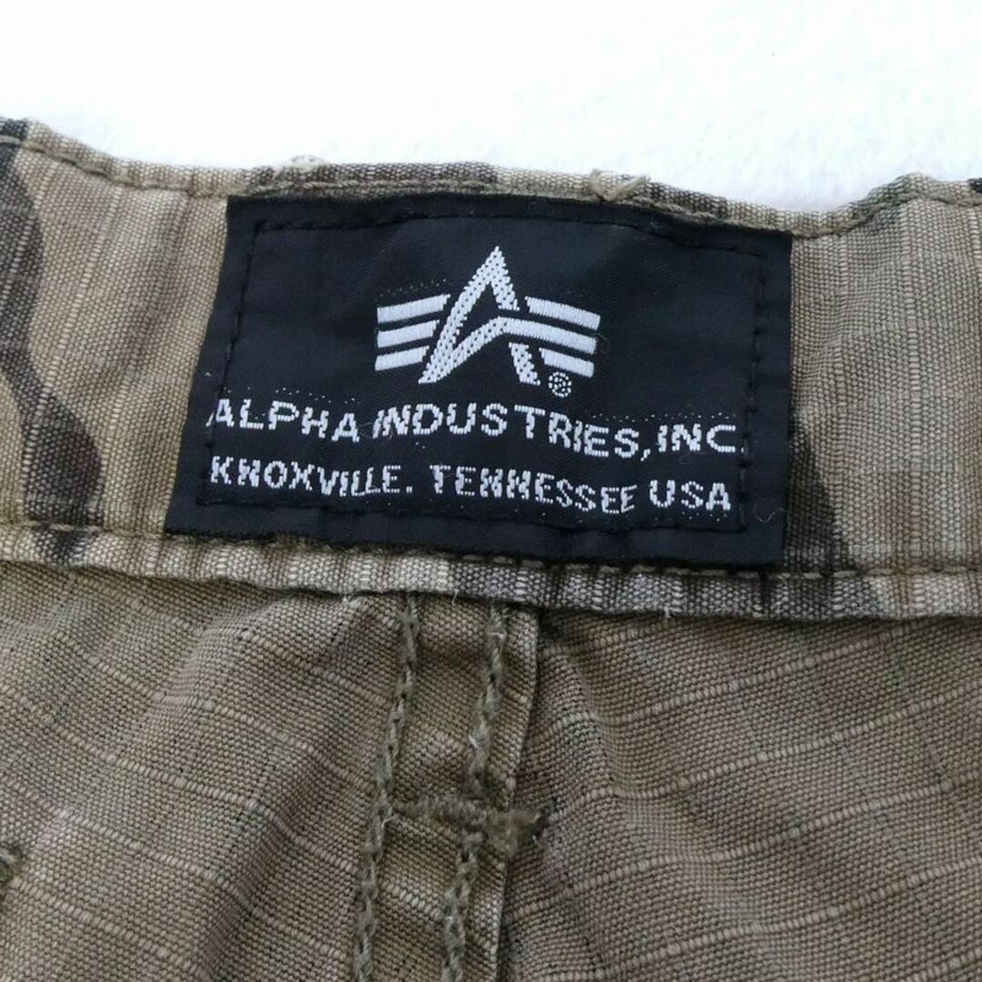 ALPHA INDUSTRIES(アルファインダストリーズ)のALPHA アルファ迷彩 パンツ カモフラ ミリタリーカーゴパンツ カモ柄 メンズのパンツ(ワークパンツ/カーゴパンツ)の商品写真