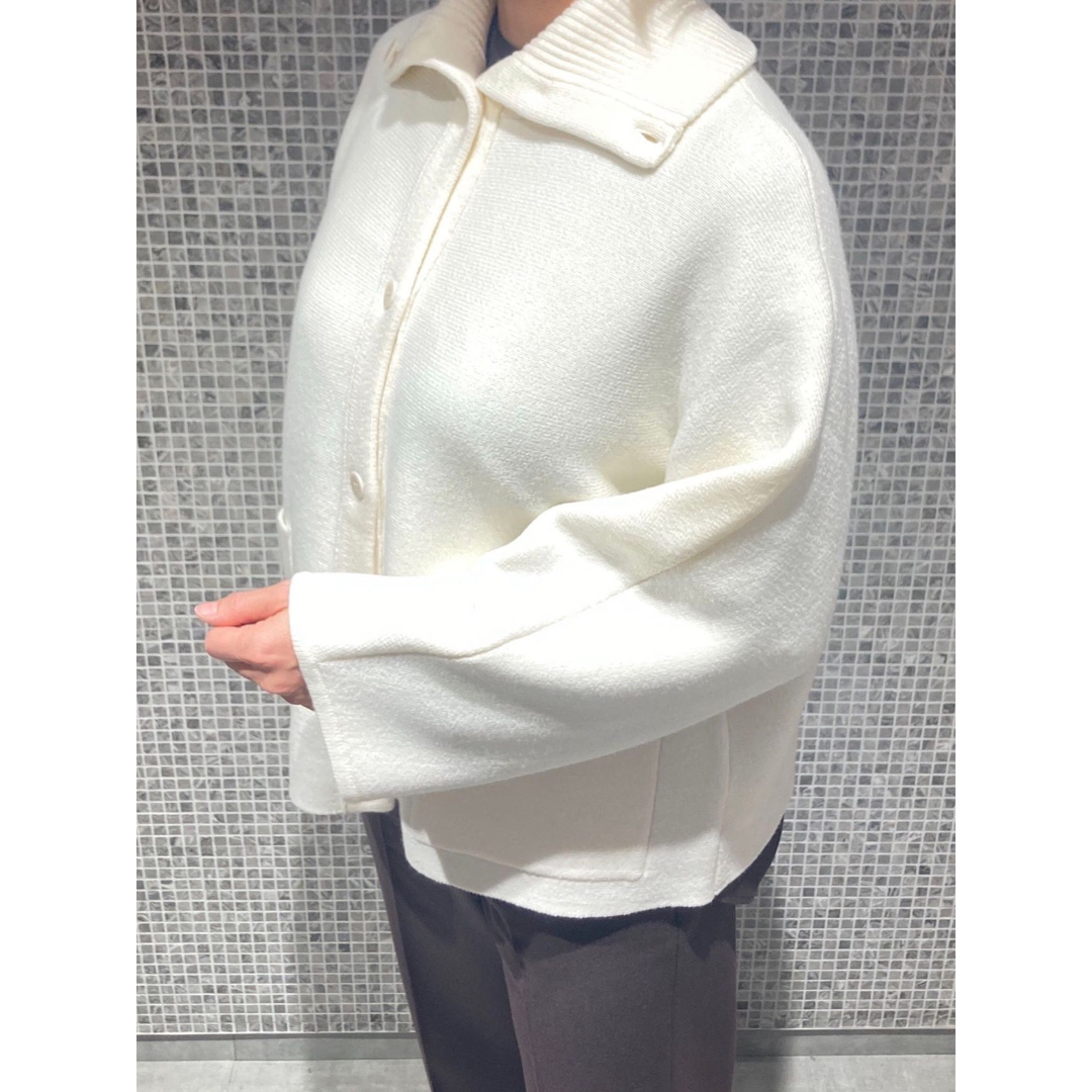 theory luxe 21SS ポンチョ風ニットカーディガン