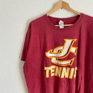 GILDAN  Tシャツ　チーム　プリント　オーバーサイズ　古着(Tシャツ/カットソー(半袖/袖なし))