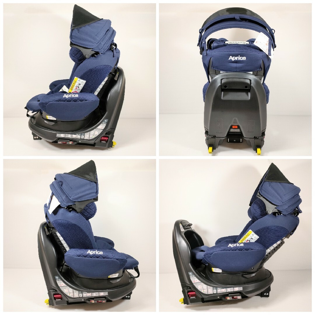 Aprica 【美品】アップリカ フラディアグロウ ISOFIX プレミアム ネイビーの通販 by 美結喜屋｜アップリカならラクマ