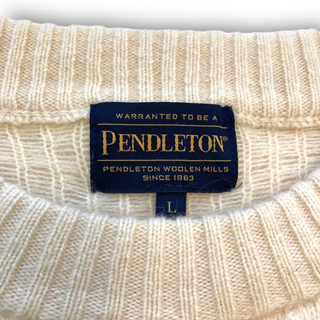 【PENDLETON】ペンドルトン ネイティブ柄 ウールニットセーター (L) 7