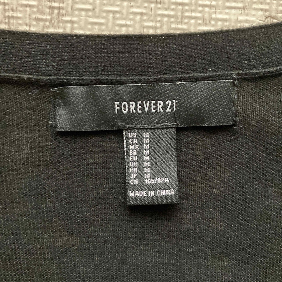 FOREVER 21(フォーエバートゥエンティーワン)の羽織　薄手カーディガン レディースのトップス(カーディガン)の商品写真