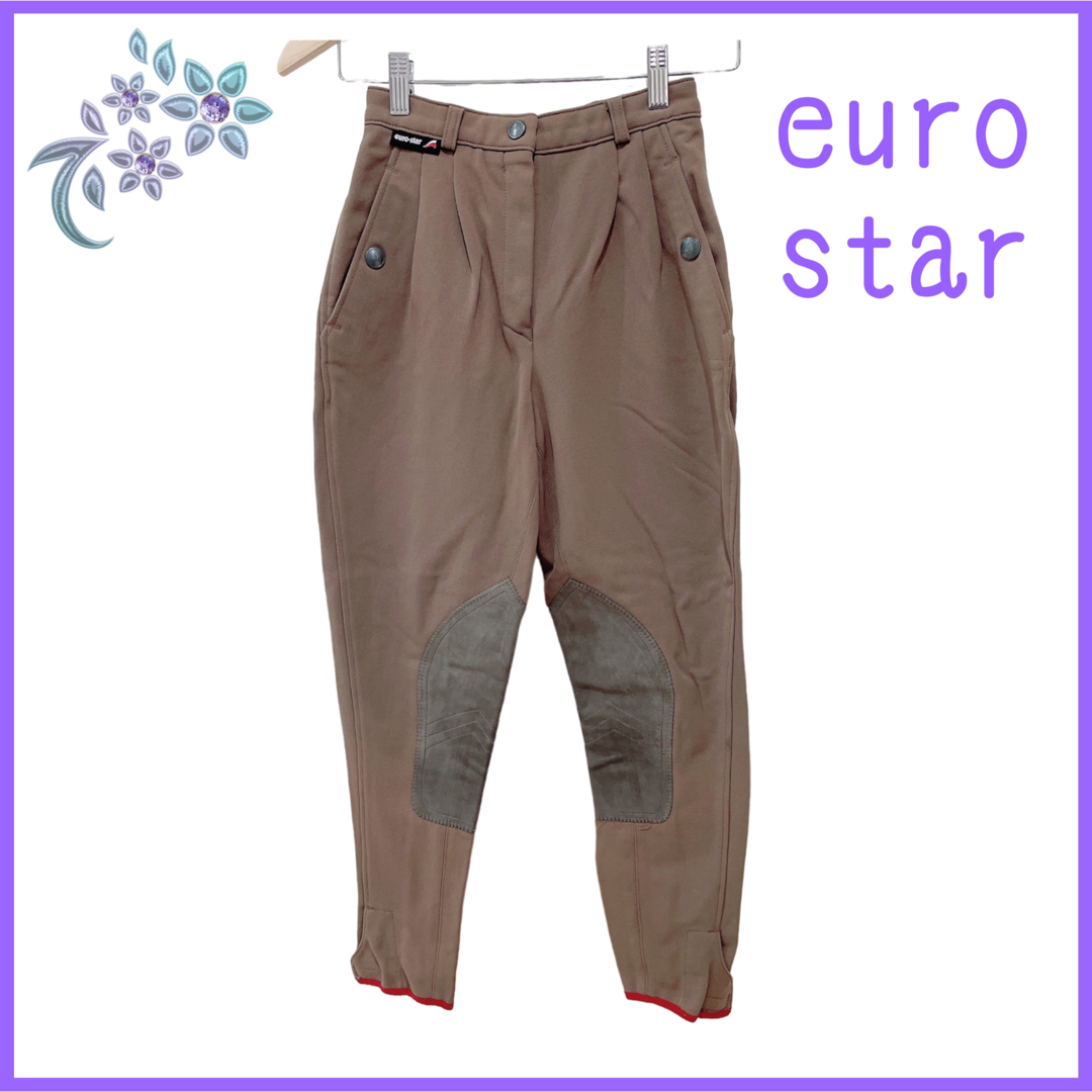 【euro-star】830/180 乗馬 size34 ブラウン パンツ