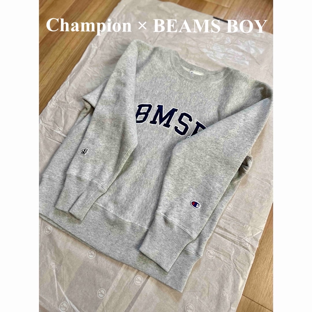 Champion × BEAMS BOY 別注　リバースウィーブ