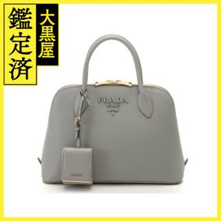 74【美品】保存袋付き　プラダ　リボン　レザー　ゴールド金具　2wayショルダー