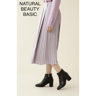 ナチュラルビューティーベーシック(NATURAL BEAUTY BASIC)のNATURAL BEAUTY BASIC プリーツスカート(ロングスカート)