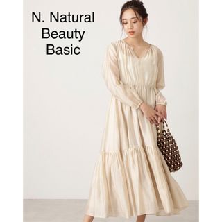 エヌナチュラルビューティーベーシック(N.Natural beauty basic)のN. Natural Beauty Basic ティアードワンピース(ロングワンピース/マキシワンピース)