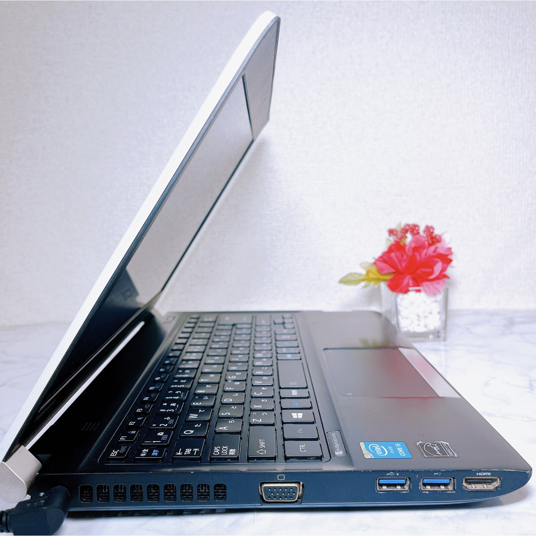 希少カラー✨すぐに使えるノートパソコン✨i5✨win11✨爆速SSD✨初心者-