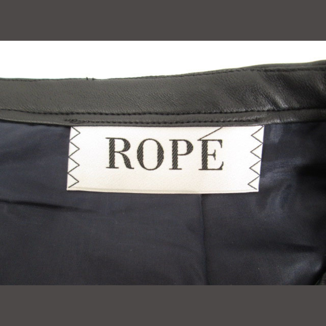 ROPE’(ロペ)のロペ ROPE スカート ニット ツイード ラメ ウール混 38 黒 レディースのワンピース(ひざ丈ワンピース)の商品写真