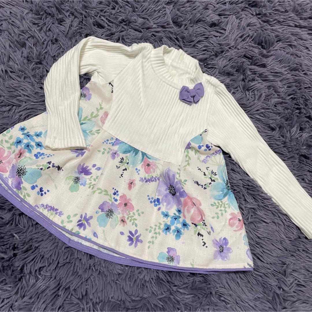 ANNA SUI Mini♡花柄　長袖トップス　100 | フリマアプリ ラクマ