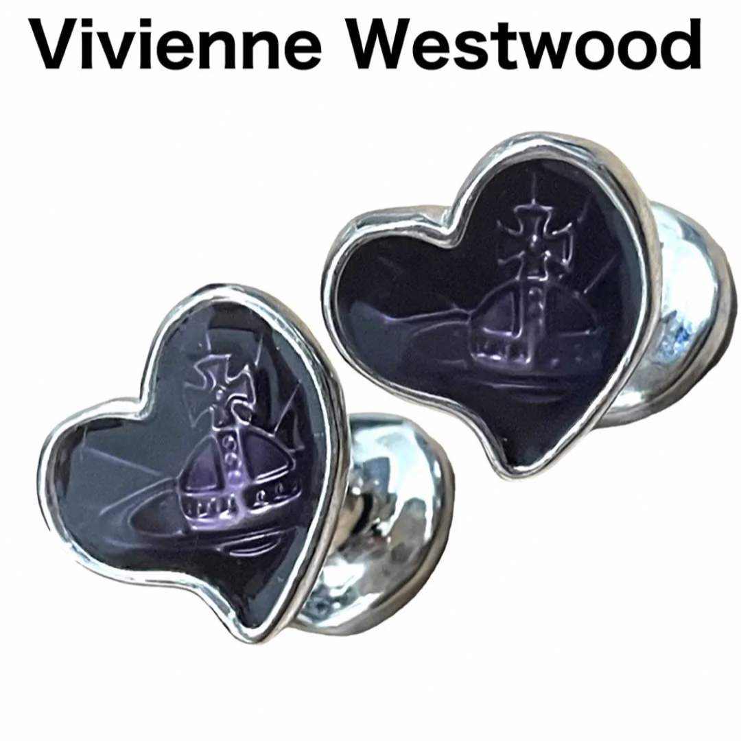 希少　Vivienne Westwood カフス　オーブ　ハート　リバーシブル