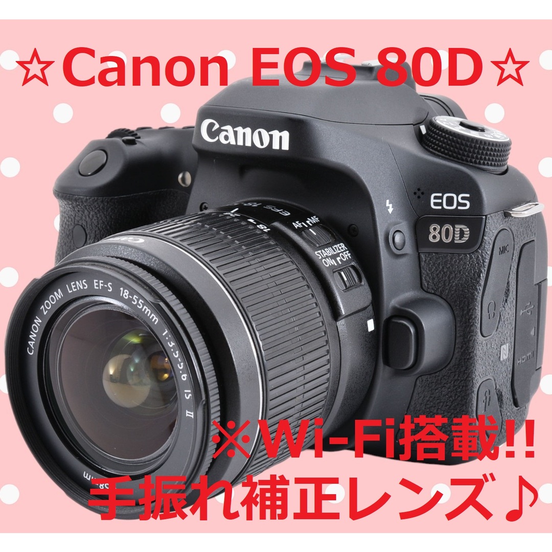 ショット数2592回!! Canon キャノン EOS 80D #6085-