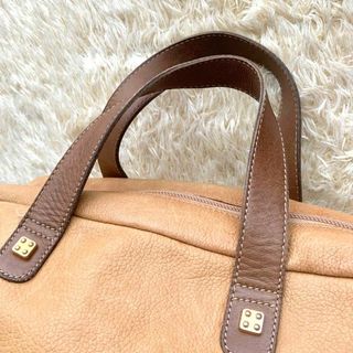 LOEWE - ロエベ ミニボストンバッグ アナグラム レザー ハンドバッグ ...